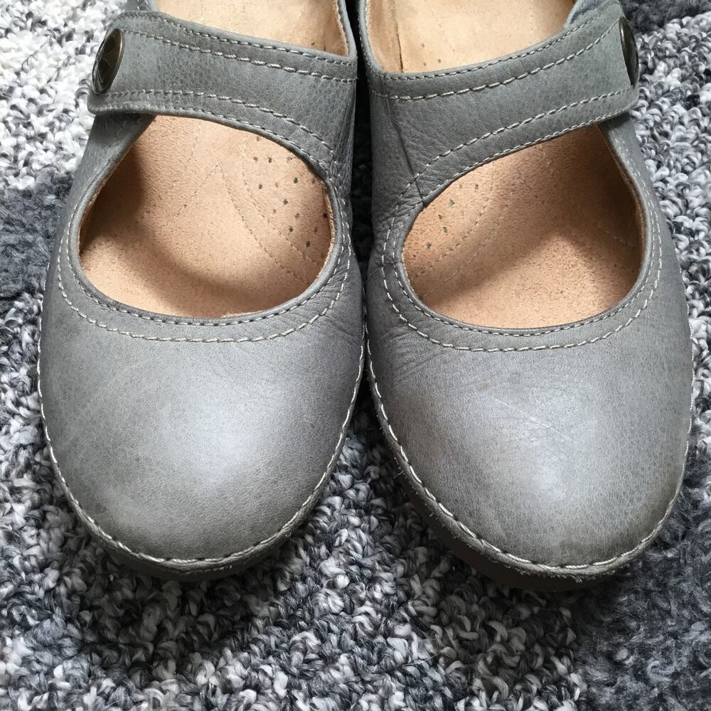 Naturalizer Mary Jane Comfort Flat Leather Shoes Round Toe Sz 8.5 - Picture 2 of 8